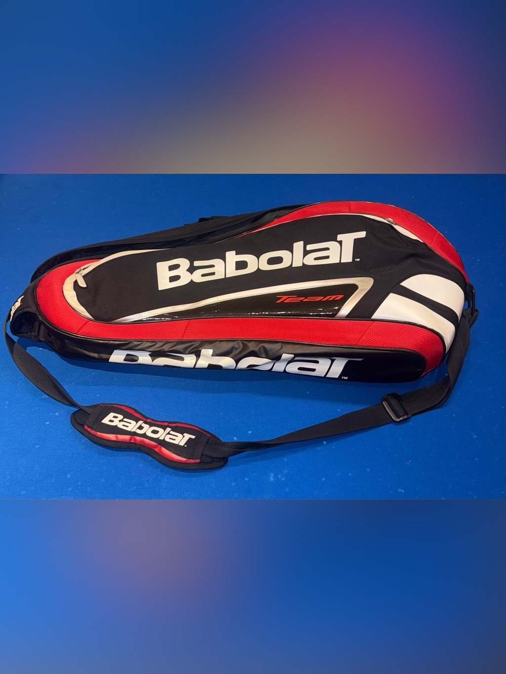 Babolat Team Tennis Racquet Bag – Black, Red & White